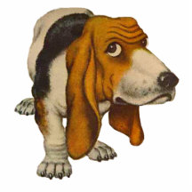BASSETT GUARD DOG CUT OUT
