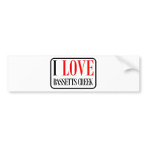 Bassetts Creek, Alabama City Design Bumper Stickers