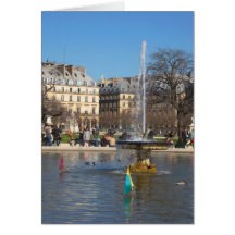 Bassin des Tuileries Card