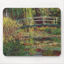 Bassin Nympheas aux. Harmonie Monet rose Tapis De Souris