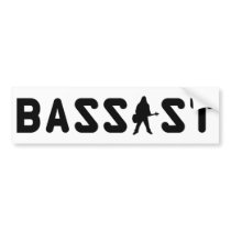 bassist bumper sticker