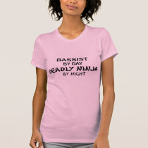 Bassist Deadly Ninja by Night t-shirts