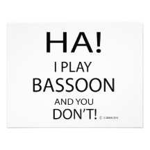 Basson d'ha cartons d'invitation