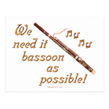 Bassoon as Possible Post Cards