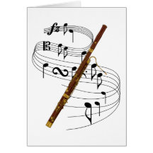 Bassoon Greeting Cards