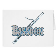 Bassoon Greeting Cards
