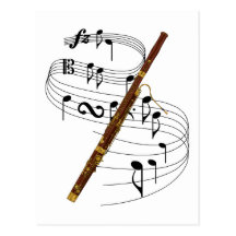 Bassoon Post Card