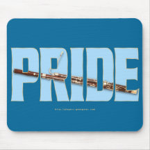 Bassoon Pride Mouse Pads