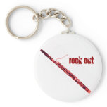 Bassoon Rock Out Keychain