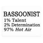 Bassoonist Hot Air Post Cards