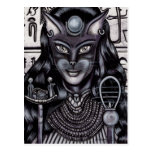 Bast Cat Goddess Egyptian postcards