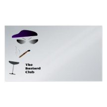 Bastard Club Business Card Template