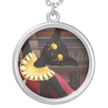Bastet, the Feline Goddess Personalized Necklace