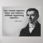 Bastiat Labour Quote Poster