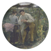 Bastien Lepage LAmour au Village Dinner Plates