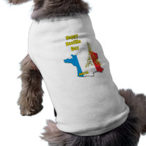 Bastille Day July 14 Pet Tee