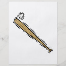 Bat And Ball Custom Flyer