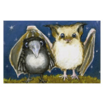 Bat and raven stationery