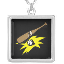 Bat & Ball Necklace
