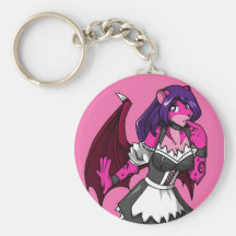 Bat maid key chain