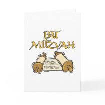 Bat Mitzvah Greeting Cards
