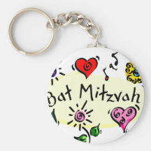 Bat Mitzvah Keychain
