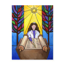 Bat Mitzvah Postcard