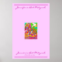Bat mitzvah - signez dedans l'affiche - ville de l