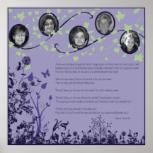 Bat Mitzvah Treasure Tree Poster