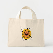 Bat Moon Tote Bag