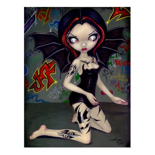 "Bat Tattoos" Postcard