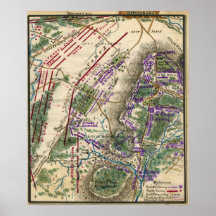 Bataille de Gettysburg 4 Posters