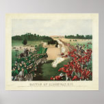 Bataille Fenian d'incursions de chaux Ridge de Rid Affiches