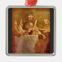 Batavian conspiracy, detail by Rembrandt Christmas Tree Ornament