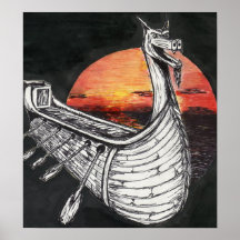 Bateau de dragon posters