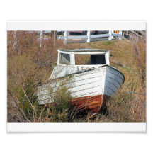 Bateau de pêche précédemment possédé photographie d’art