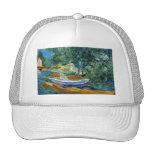 Bateaux d'aviron de Van Gogh sur les banques de l' Casquettes