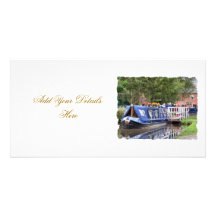 BATEAUX DE CANAL BRITANNIQUES MODÈLE POUR PHOTOCARTE