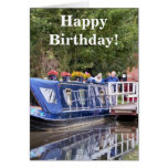 BATEAUX DE CANAL BRITANNIQUES CARTES DE VŒUX