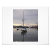Bateaux sur le port de Brixham Photo Sur Toile