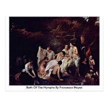 Bath Of The Nymphs By Francesco Hayez Post Cards