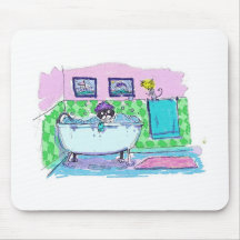 Bath Time for Kiefer - Mousepad