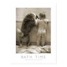 Bath Time Postcard