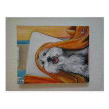 Bath Time Postcard
