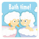 Bath time! sticker (customizable)