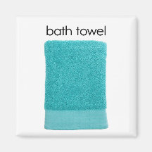 Bath Towel Refrigerator Magnet