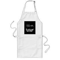 Bath Tub X-Ray Skeleton Black & White Aprons