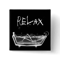 Bath Tub X-Ray Skeleton Black & White