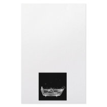 Bath Tub X-Ray Skeleton Black & White