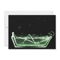 Bath Tub X-Ray Skeleton Green